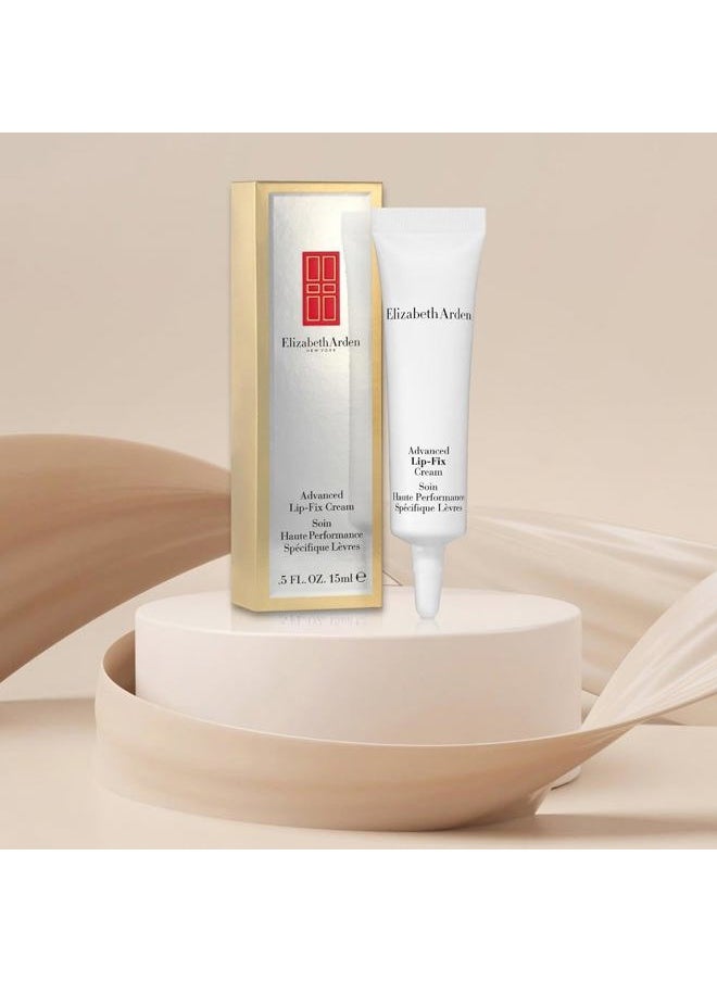 Advanced Lip Fix Cream, Moisturizing Treatment, Minimizes Lipstick Bleeding and Feathering, Helps Soften the Appearance of Vertical Dry Lines, Fragrance-Free, 0.5 fl oz
