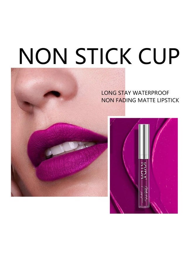 10 Colors Lipstick, Matte Velvet&Glitter Metallic Colors, for Glossy Radiant&Full Matte Lip Gloss, Non-Stick Cup Long Wear Lip Glaze, High Pigmented Lipstick Cosmetic-SET B