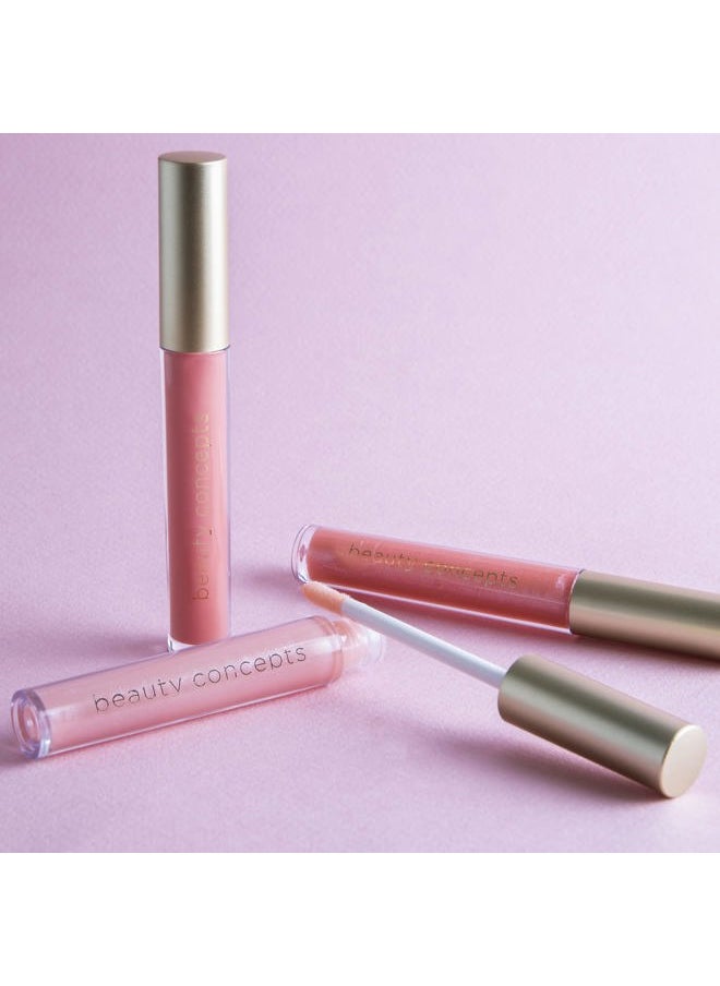 Beauty Concepts Lip Gloss Collection – Shimmering, Glossy Lip Makeup Set for a Radiant Finish, Pink Colors Collection