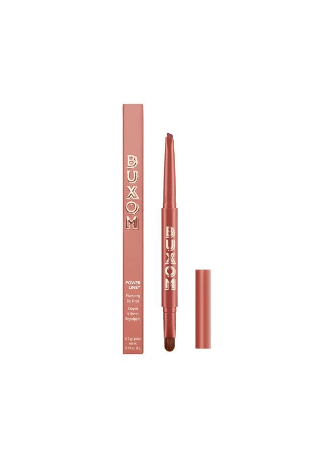 BUXOM Power Line Plumping Lip Liner, Savvy Sienna
