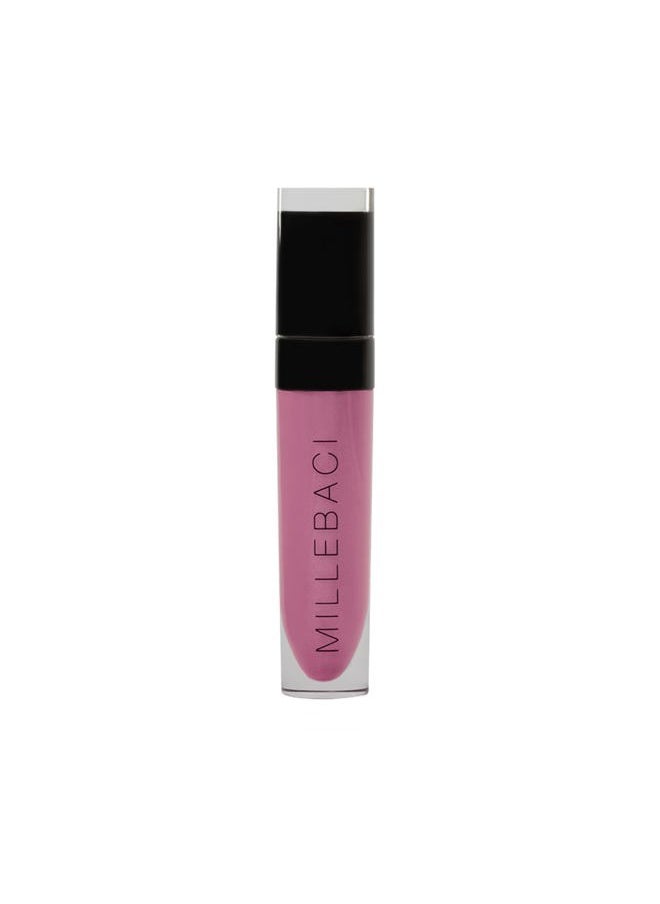 Millebaci Long Lasting Liquid Lipstick Pink, Lustrous Moisturizing Creamy Formula with Vitamin E Intense Color Pigment High Impact Makeup Lip Cream Color Stick Balm For Women (Color 40)