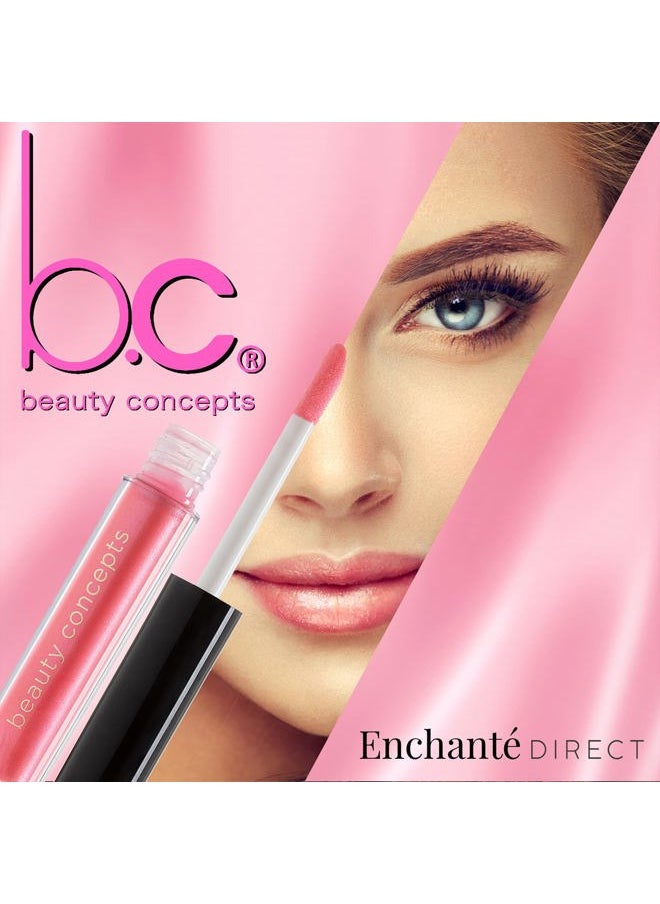 Beauty Concepts Lip Gloss Collection – Shimmering, Glossy Lip Makeup Set for a Radiant Finish, Neutral