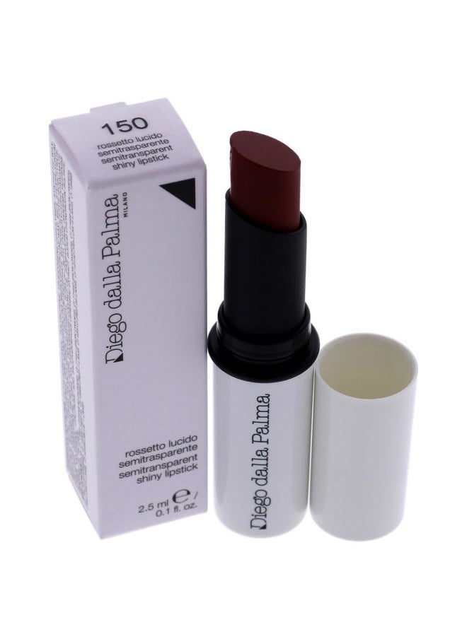 Diego Dalla Palma Semi-Transparent Shiny Lipstick, 150/Bordeaux, 0.1 Fl Oz