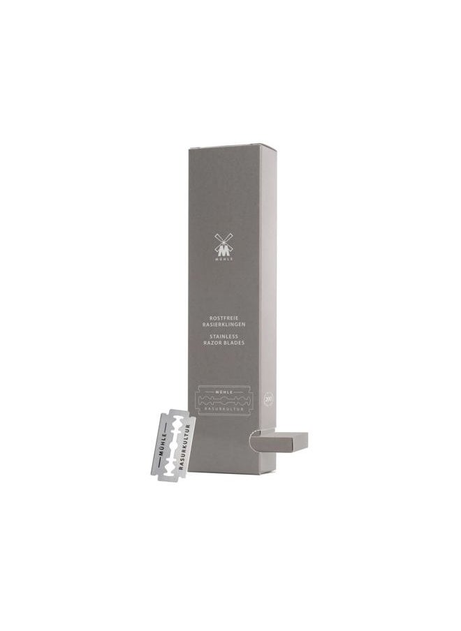 Stainless Steel Safety Razor Blades | 200 Pack