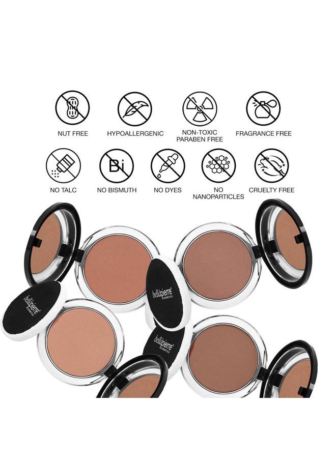 Compact Mineral Blush | Warm Dewy Glow | Non-Toxic and Paraben Free | Suitable for All Skin Types | Compact Case - 0.35-Ounce – Suede