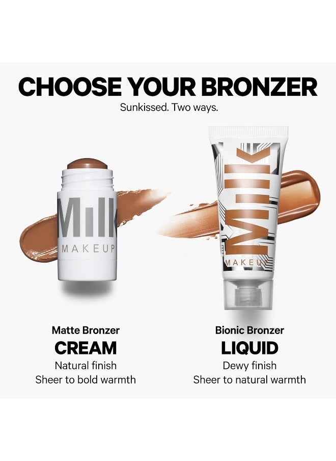 (Blaze) - Matte Bronzer Stick - Buildable Colour, Matte Finish - 6Ml