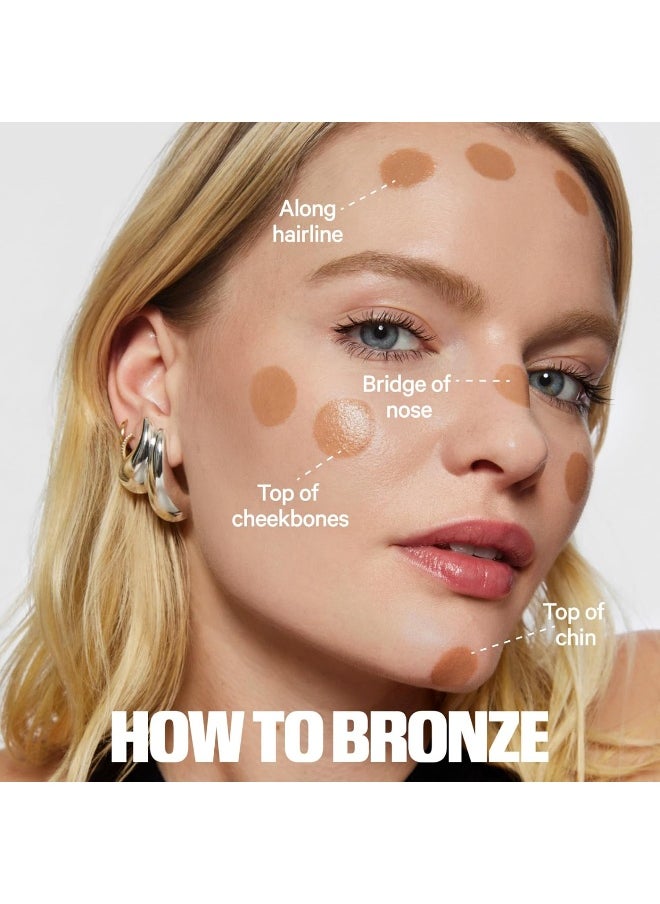 (Blaze) - Matte Bronzer Stick - Buildable Colour, Matte Finish - 6Ml