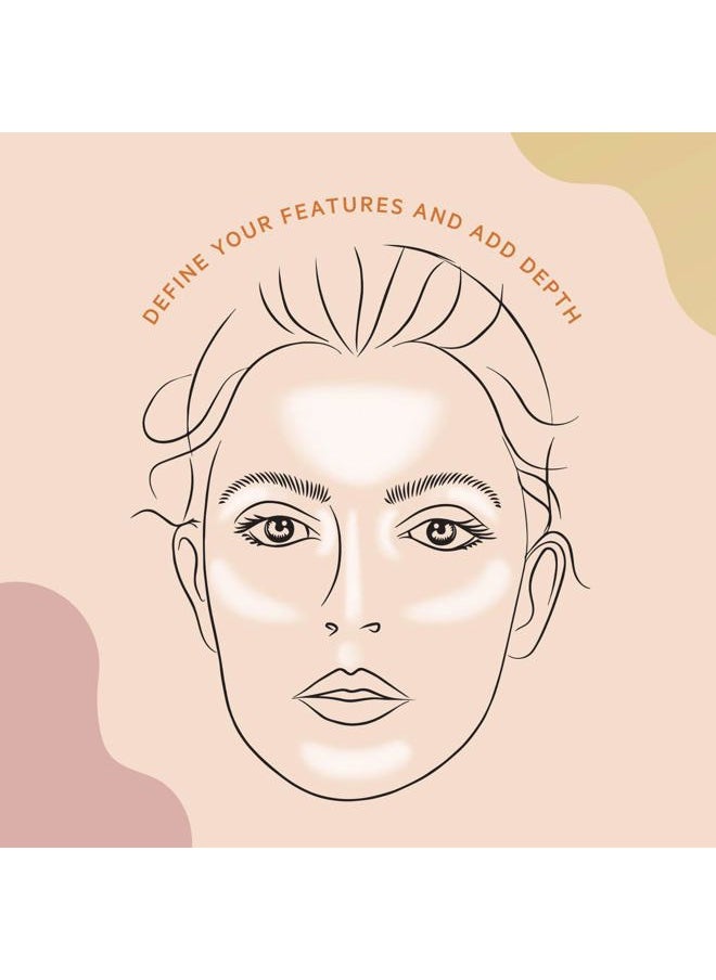 FLOWER Beauty By Drew Barrymore Shimmer & Strobe Highlighting Palette - Glowing Bronzer Powder Kit For Face - Blendable Coverage - Skintones - 3 Enhancing Colors - Strobe Brush Included (Sunkissed Shi