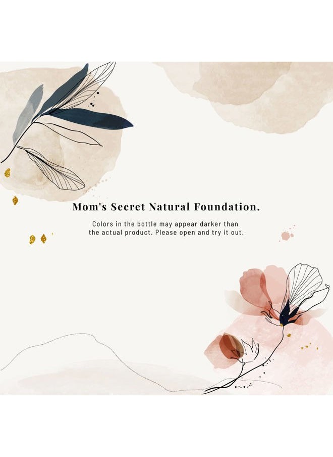 100% Natural Foundation, Organic, Vegan, Aloe Based, Natural Sun Protection, Gluten Free, Cruelty Free, Made in the USA, 1FL Oz. (Bamboo)