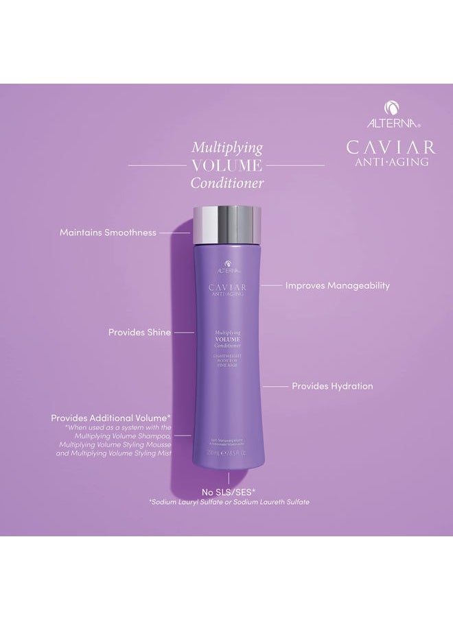 Haircare CAVIAR Anti-Aging Multiplying Volume Conditioner 8.5Fl Oz | For Fine, Limp or Thin Hair | Create Instant Volume and Thickness | Sulfate Free