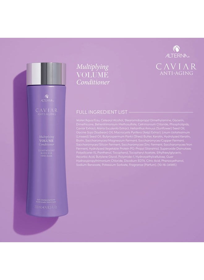 Haircare CAVIAR Anti-Aging Multiplying Volume Conditioner 8.5Fl Oz | For Fine, Limp or Thin Hair | Create Instant Volume and Thickness | Sulfate Free