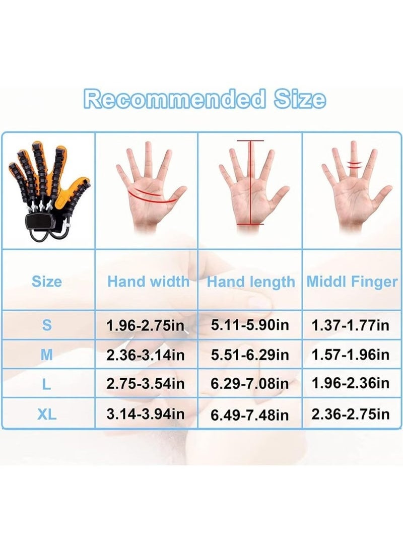 Rehabilitation Robot Gloves Finger Orthosis Stroke Hemiplegia Rehabilitation Training Equipment Finger Rehabilitation Gloves For Hand Function