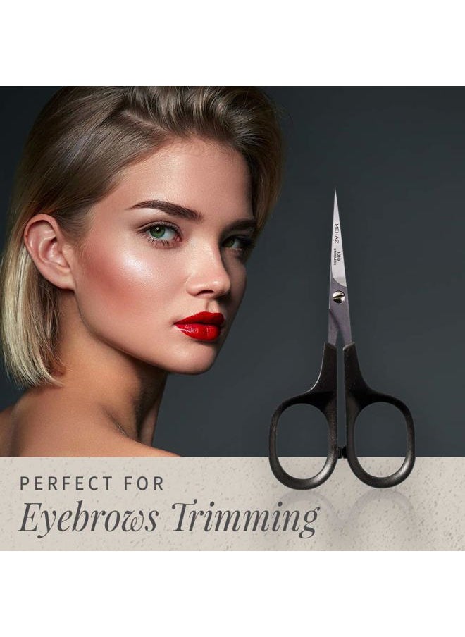 Precision Cut Stainless Steel Scissors to trim nails, brows, facial hair and split ends