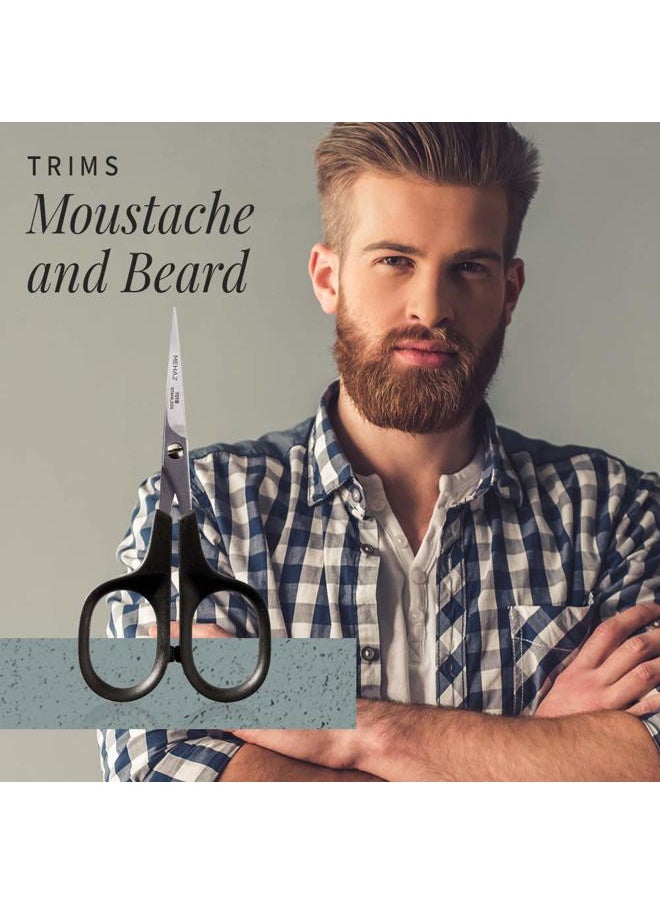 Precision Cut Stainless Steel Scissors to trim nails, brows, facial hair and split ends