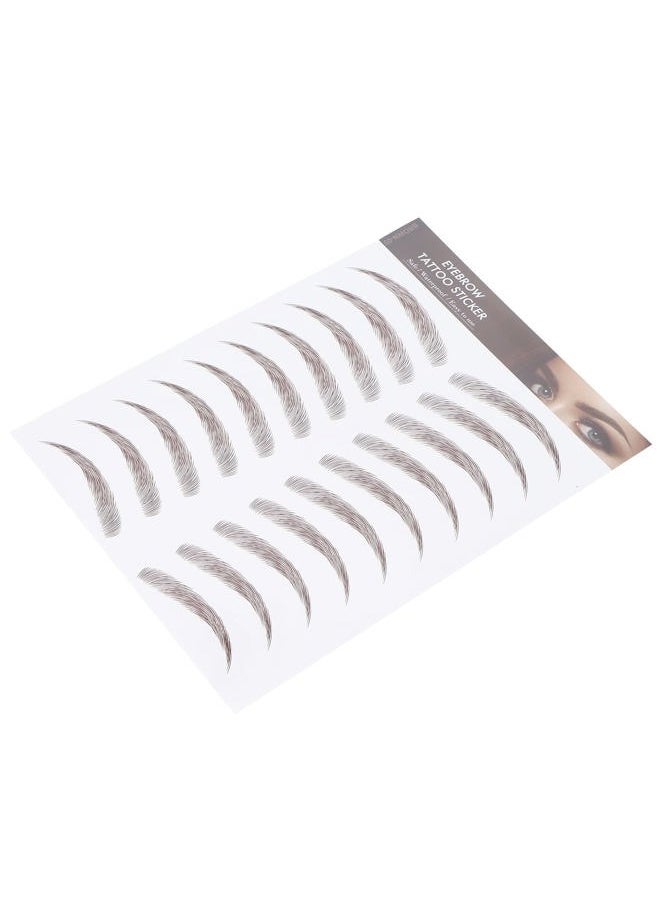 Eyebrow Transfers, Eyebrow Sticker Eyebrow Transfer Stickers Temporary Eyebrow for Women, Long Lasting False Tattoos Peel Off Instant Eyebrow for Women Girls