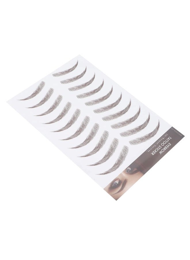 Eyebrow Transfers, Eyebrow Sticker Eyebrow Transfer Stickers Temporary Eyebrow for Women, Long Lasting False Tattoos Peel Off Instant Eyebrow for Women Girls