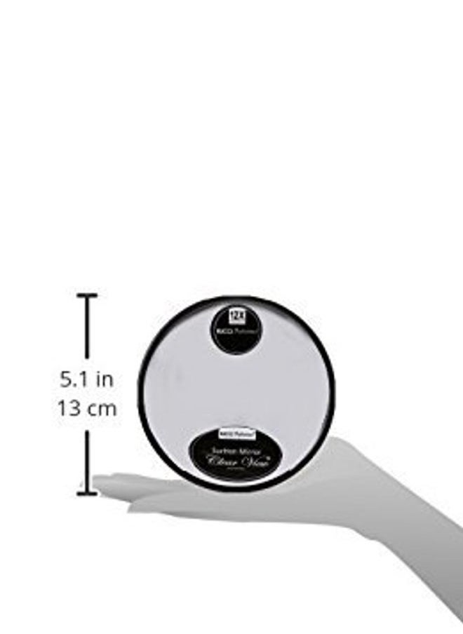 M870 Suction Cup Mirror, 12X, Black, 5-Inch Diameter
