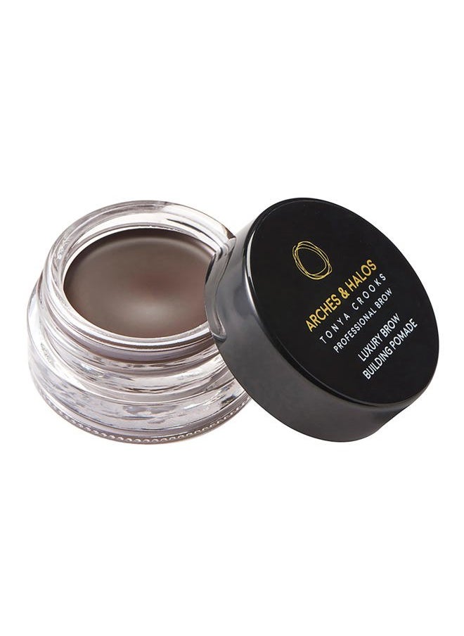 Luxury Brow Building Pomade - Espresso - Tinting Brow Definer for Sculpting and Shaping Eyebrows - Soft, Smudge-Proof, Silky Texture - Lightweight Cream and Gel Blend - 0.106 oz