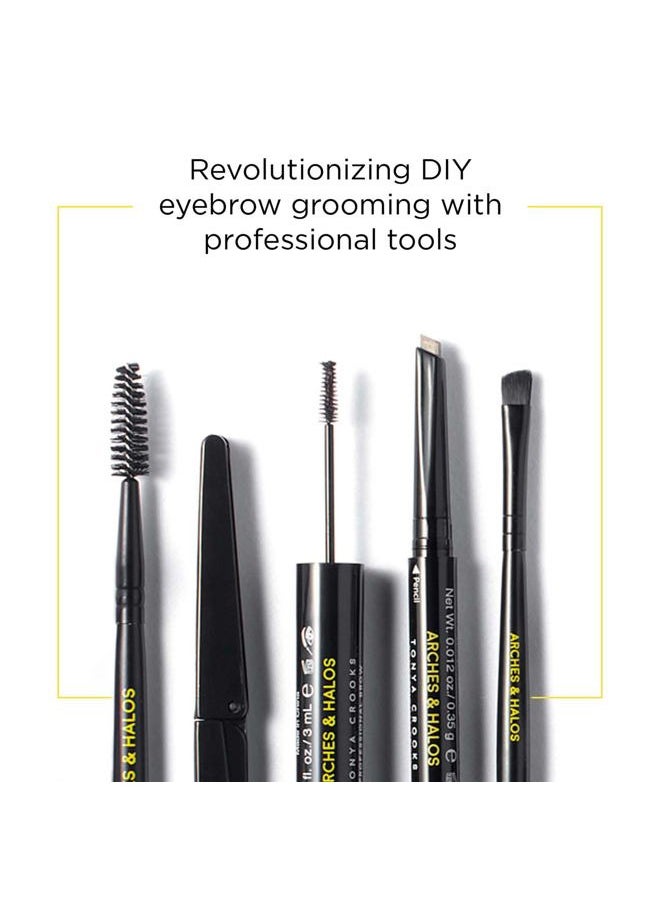 Luxury Brow Building Pomade - Espresso - Tinting Brow Definer for Sculpting and Shaping Eyebrows - Soft, Smudge-Proof, Silky Texture - Lightweight Cream and Gel Blend - 0.106 oz