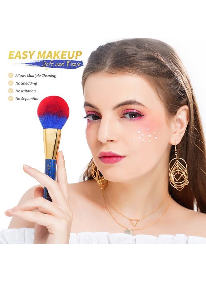 Docolor Makeup Brushes 19Pcs Makeup Brush Set Premium Gift Synthetic Powder Kabuki Foundation Contour Blush Concealer Eye Shadow Blending Liner Make Up Brush Kit, Ancient Egyptian Series