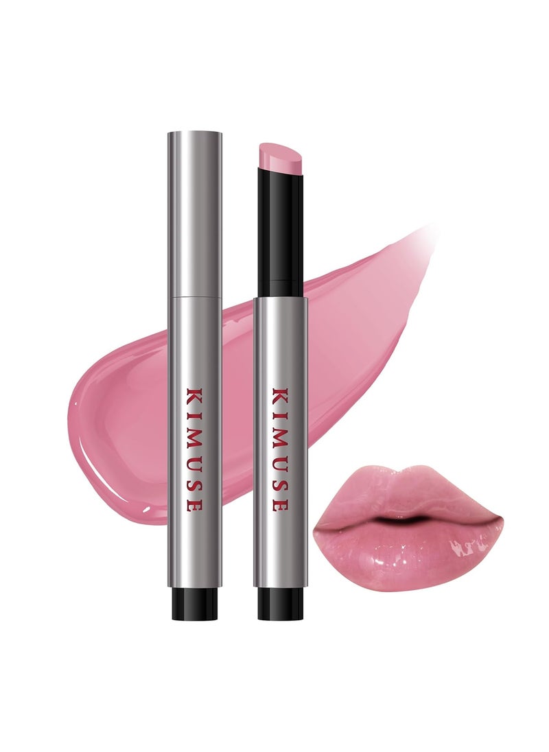 KIMUSE Lip Plumper Hydrating Korean Lip Gloss Click Tinted Lip Balm Solid Lipstick for Plumps  Moisturizes Longwearing Allinone Lip Plumping Gloss Balm