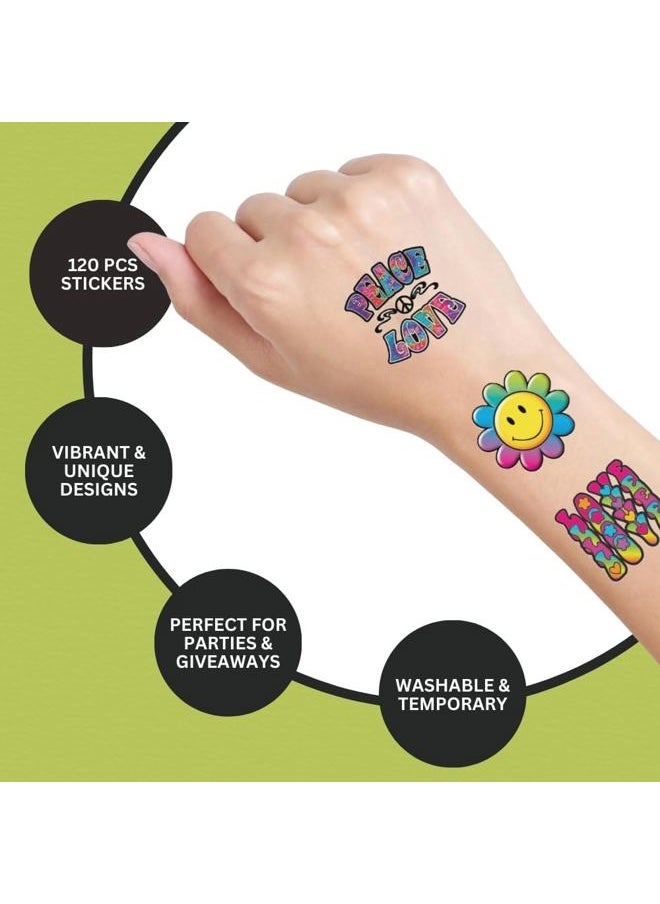 Multicolor Tween Tattoo Mega Value Pack Favors - 12.125