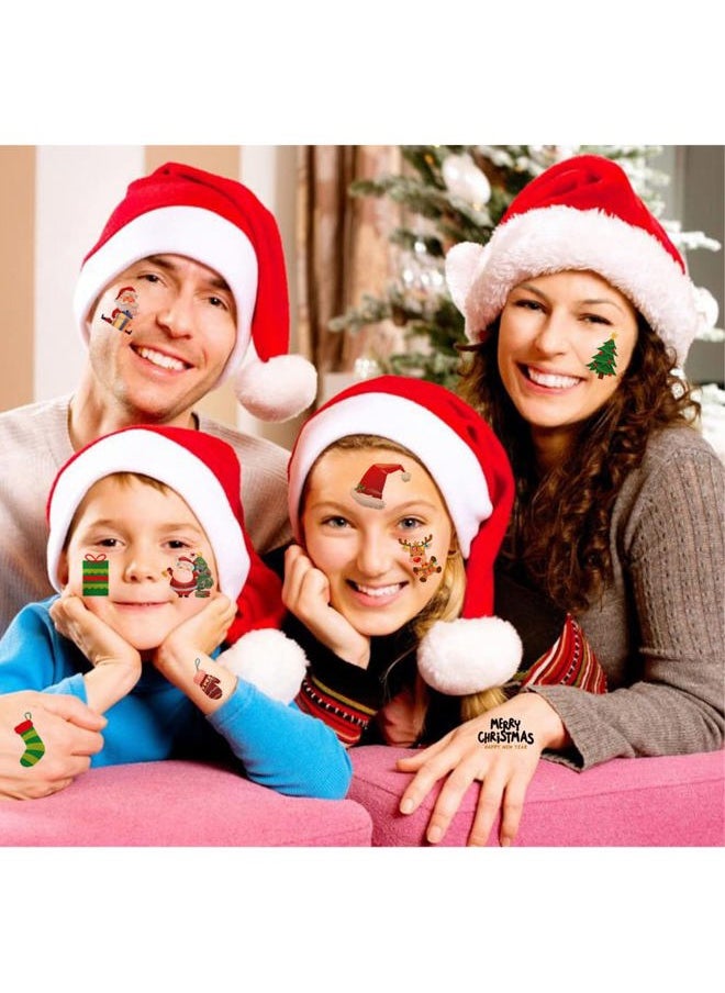 240 PCS Christmas Temporary Tattoos for Kids, 20 Sheets Christmas Holiday Fake Tattoos for Girls Boys Xmas Party Gifts Crafts Decoration