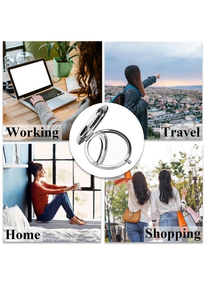 Friendship Compact Mirror Friend Inspirational Gift Long Distance Relationship Pocket Mirror for Soul Sister Bestie (Anyone Show up CM)