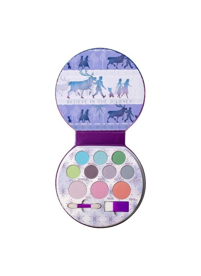 Disney Frozen 2 Glitter Eyeshadow & Blush Makeup Palette, Melt For You Shimmer | Christmas Make Up Collection | Holiday Present | Gift for Girls
