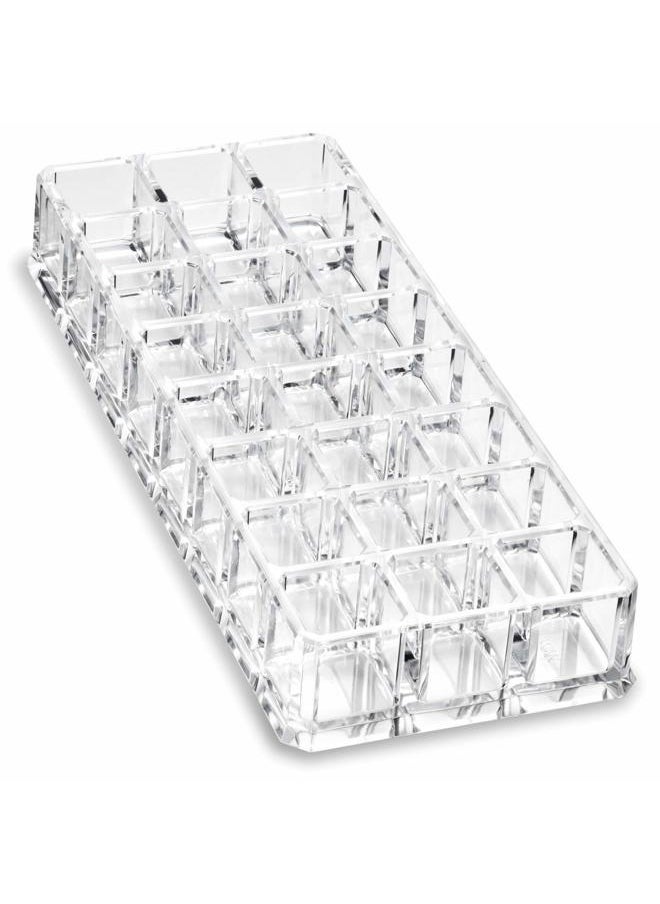 byAlegory Acrylic Lipstick & Acrylic Lip Gloss Organizer 48 Space Beauty Cosmetic Storage - Clear