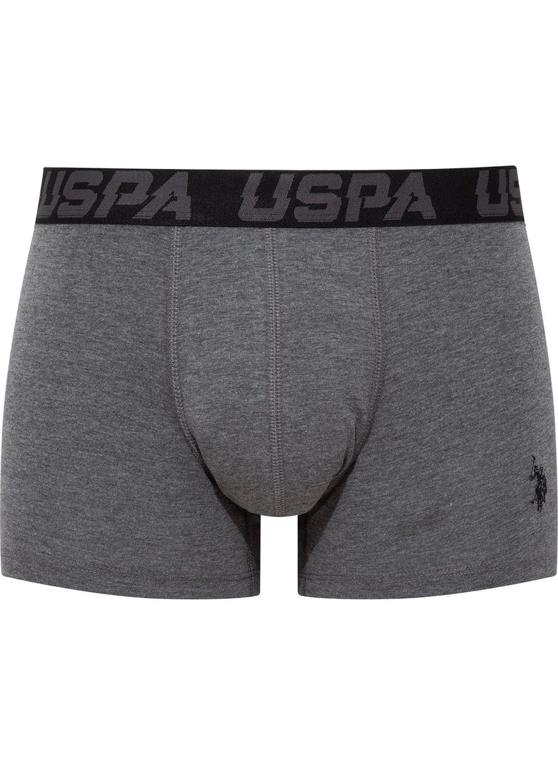 BASE. Polo Assn. - Men's Black - Anthracite - Printed 3-Piece Boxer