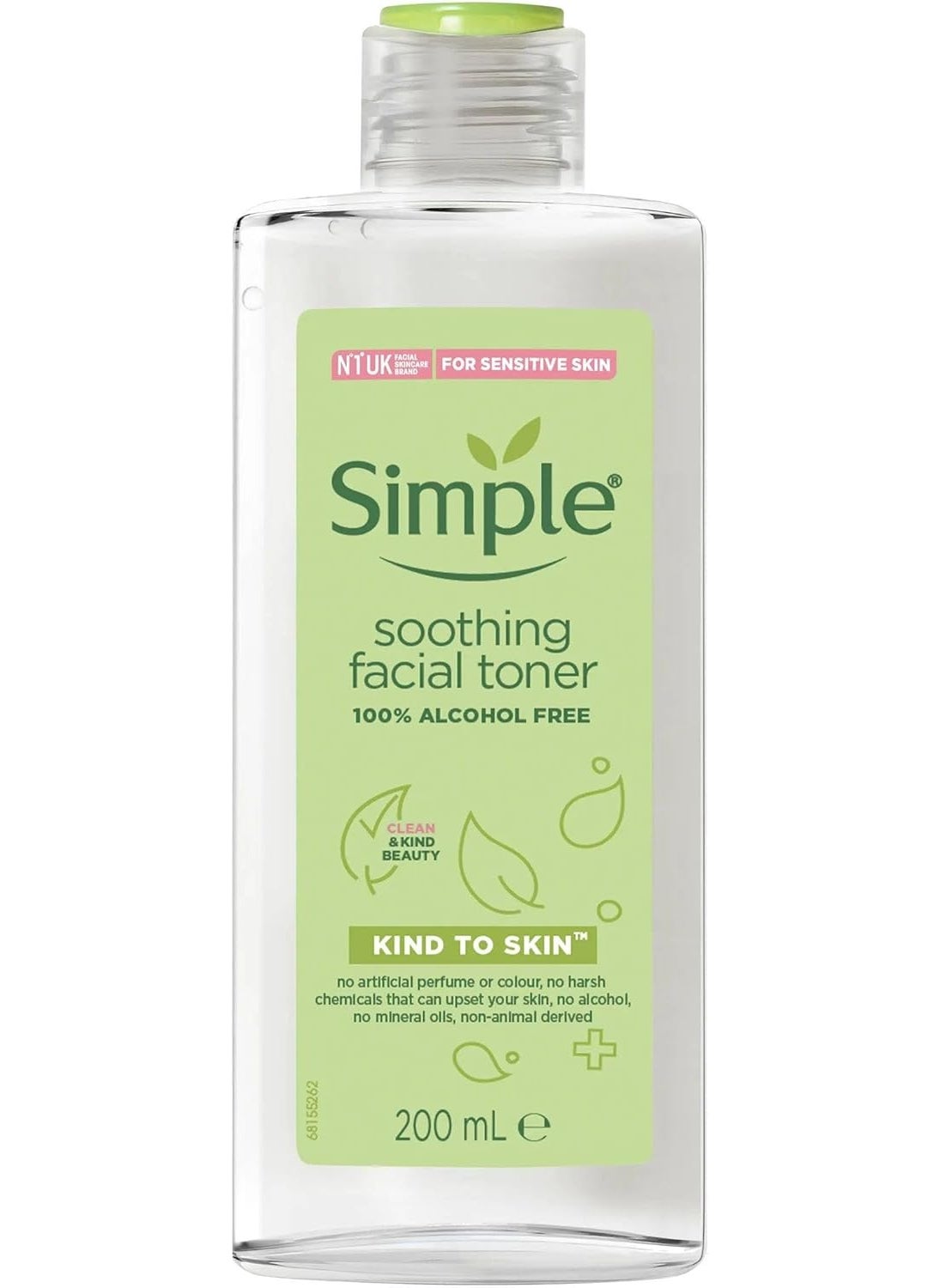 Simple Kind to Skin Facial Toner Soothing 67 Fl Oz Pack of 1