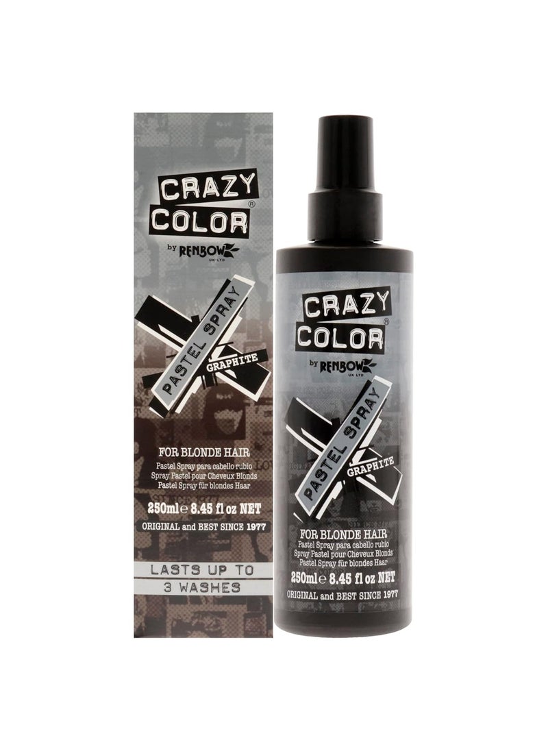 Crazy Color Pastel Hair Spray Graphite 250 ml