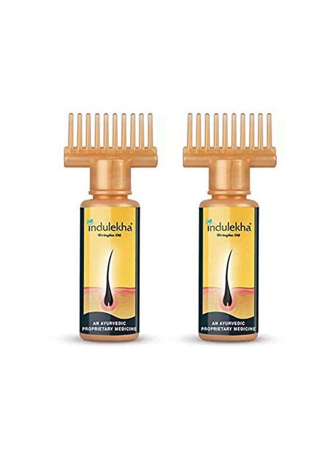 Indulekha Bringha Hair Oil Selfie Bottle, 100ml (2 pack)