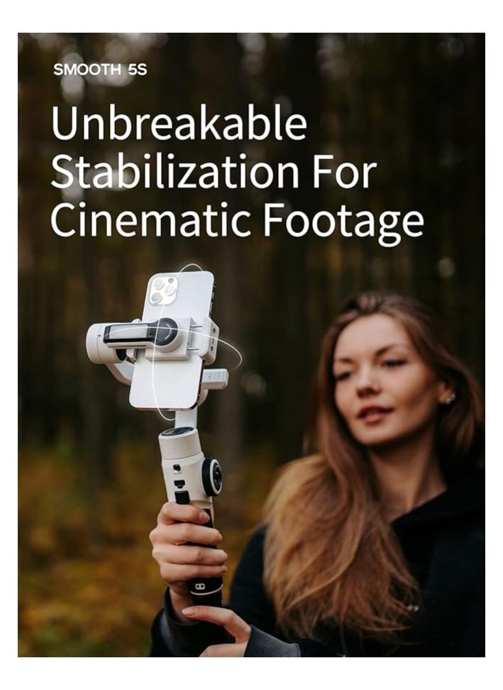 Zhiyun Smooth 5S AI 3-Axis Smartphone Gimbal (Smooth 5S AI Standard)