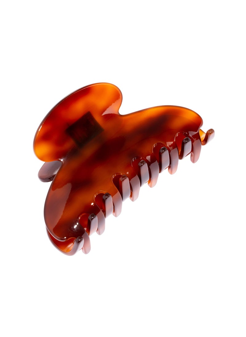 France Luxe Couture Jaw Hair Clip - Tortoise - French Medium Hair Clips - Claw Clip for Thick Hair - Cellulose Acetate Claw Clips