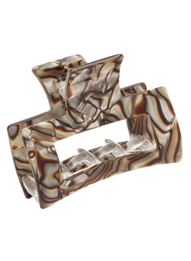 France Luxe Cutout Rectangle Jaw - Onyx