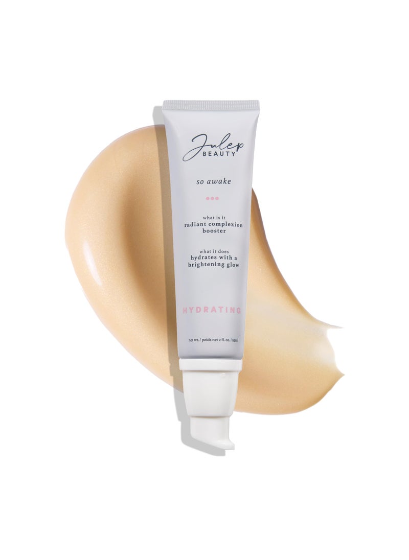 Julep So Awake Snail Mucin Radiant Complexion Booster & Moisturizer | Natural Glow Enhancer | Brightening Daily Moisturizer And Primer For Face | For Dry and Dull Skin, 2.5 Oz