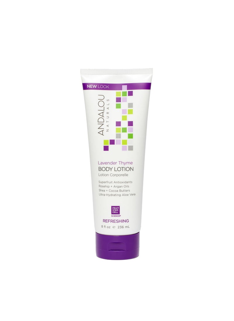 Andalou Naturals Lavender Thyme Refreshing Body Lotion, 8 Ounce