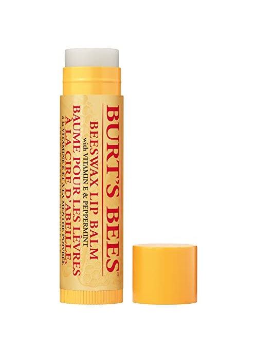 Burt's Bees Beeswax Lip Balm with Vitamin E & Peppermint, 0.15 Oz