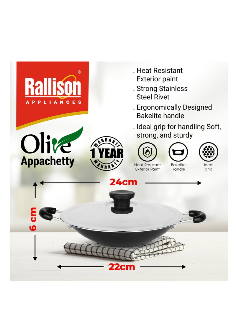 Olive Appachetty 200mm Aluminium Non-stick