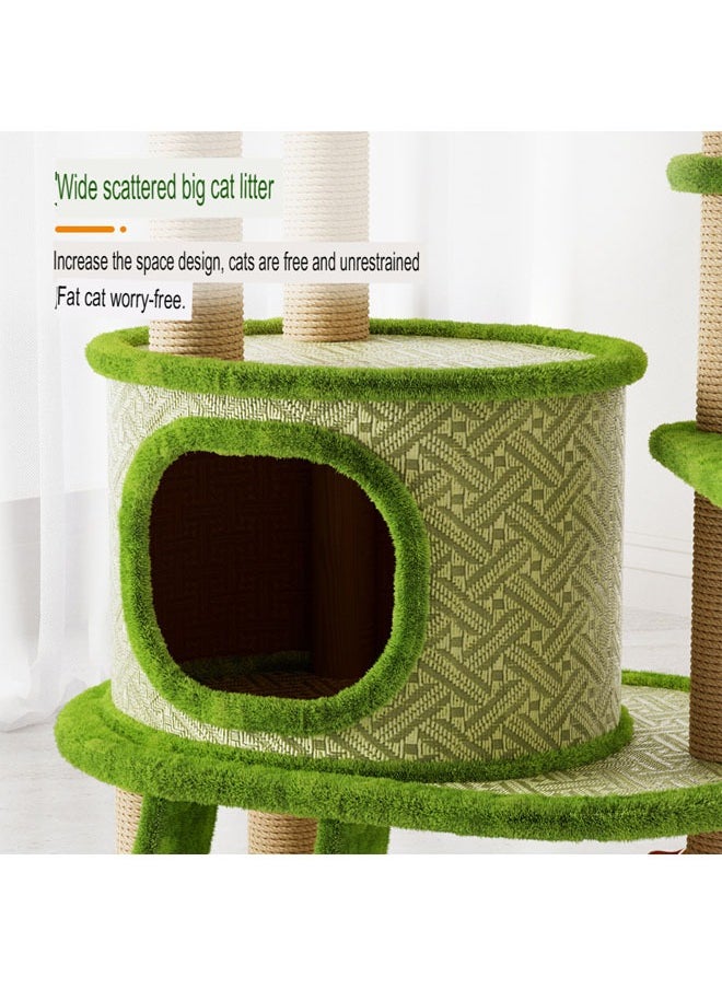Multi-Level Kitten Play Tree with Scratching Post and Ladder