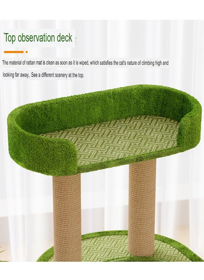 Multi-Level Kitten Play Tree with Scratching Post and Ladder