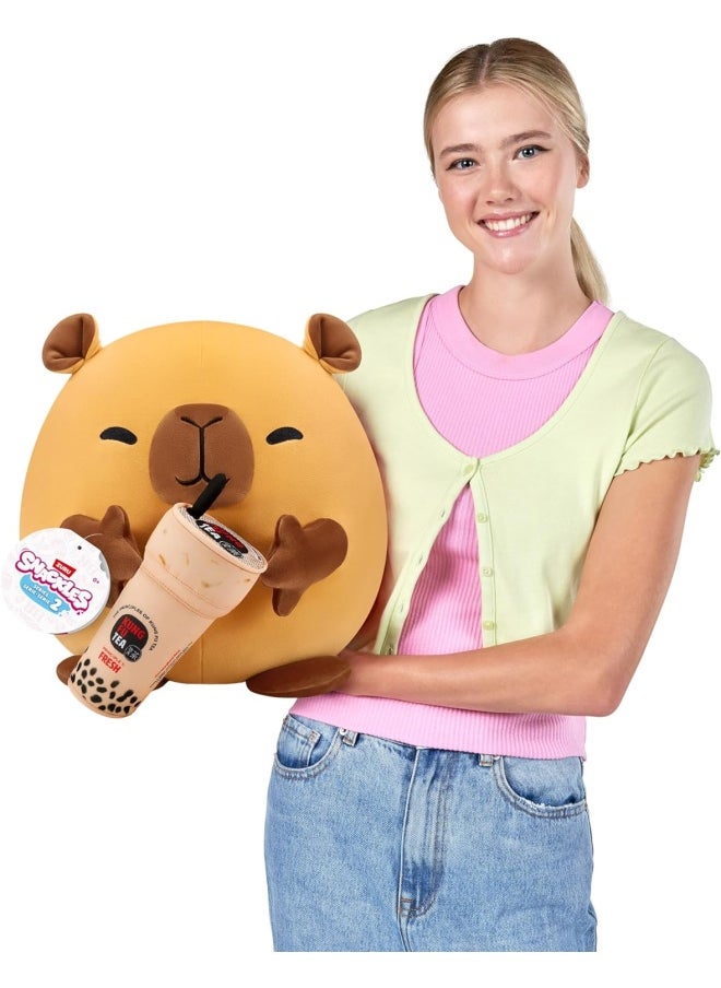 Snackles Series 2 Spencer the Capybara & Boba Plush (35.56 cm)