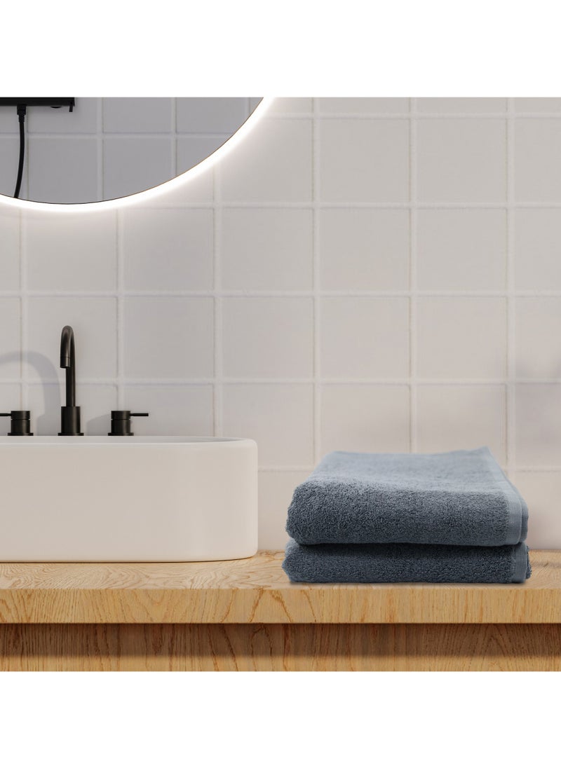 Kassino Jumbo Bath Sheet (2 Pack, 90x180 cm) - 540 GSM Large Bath Towel,100% Combed Cotton, Soft & Quick-Dry Oversized Towels, Highly Absorbent, Double Stitched Hotel Quality Towels | Monument