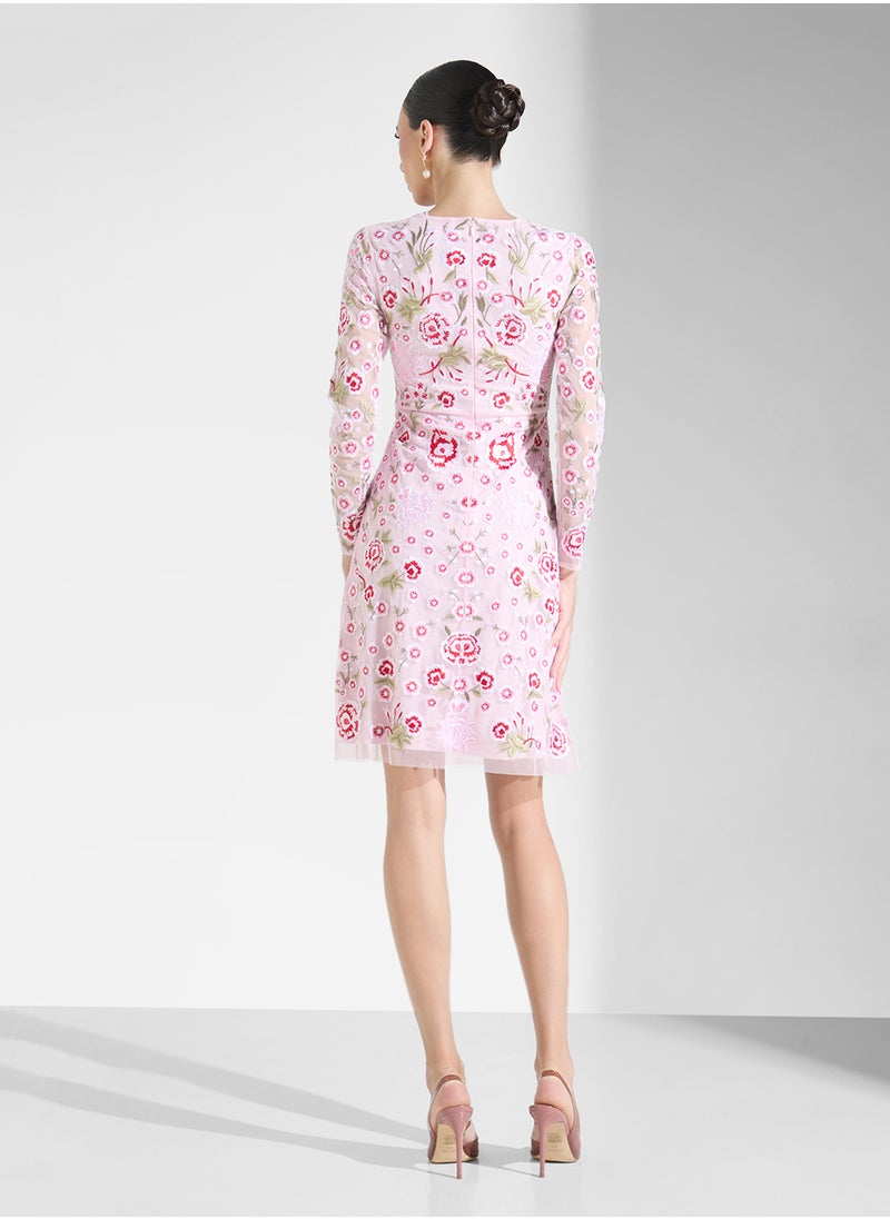 Floral Sheath Dress