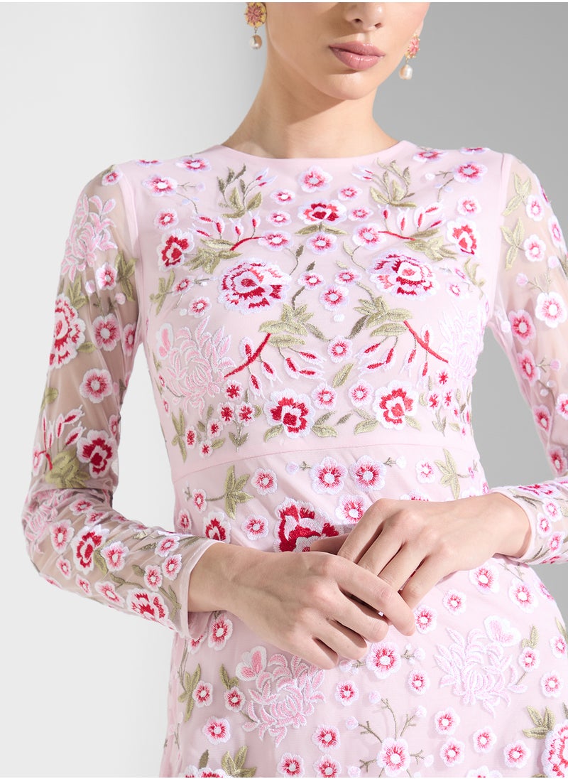 Floral Sheath Dress