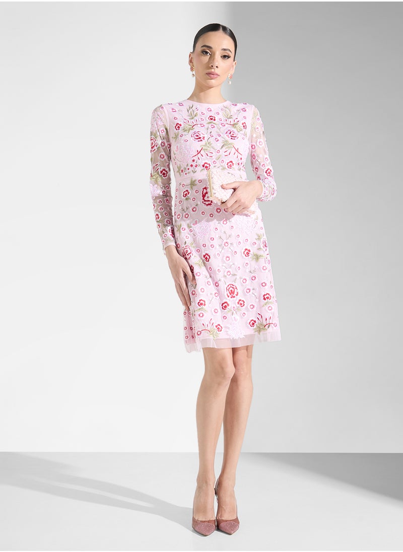 Floral Sheath Dress