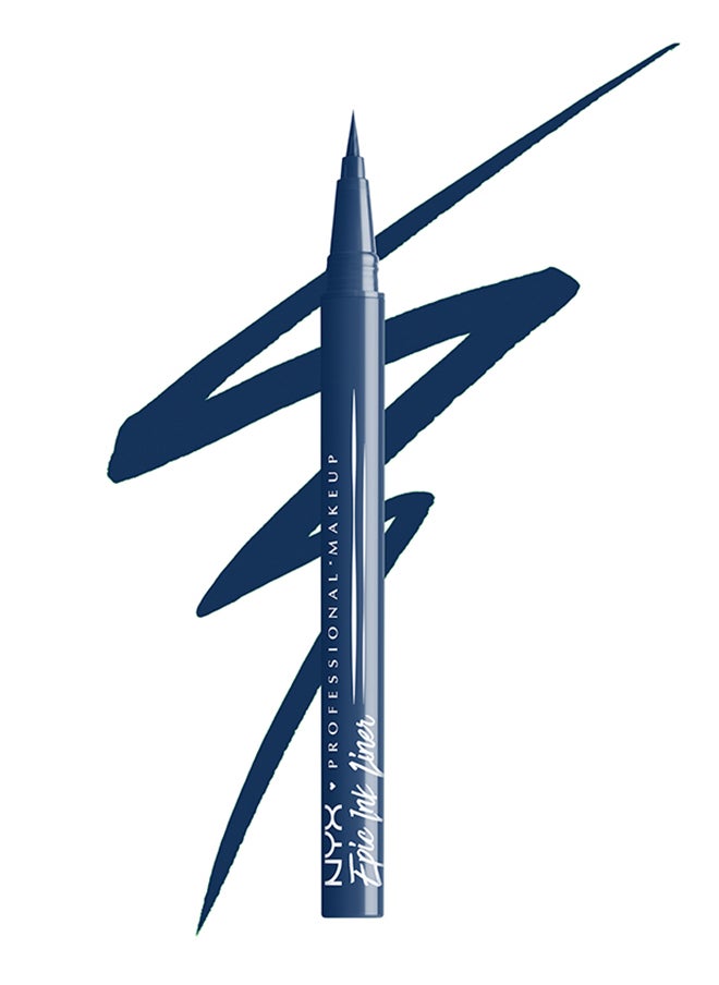 Epic Ink Liner Waterproof Liquid Eyeliner - Mid Night Rise Vegan Formula Intense Pigment