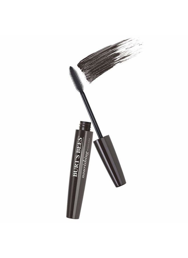 100% Natural Nourishing Mascara, Black Brown - 0.4 Ounce (Pack of 2)